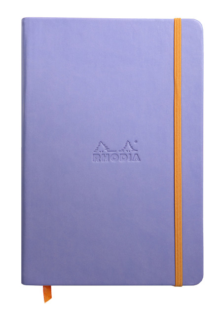 Rhodia Hardcover Notebook - A5 - Iris - Plain